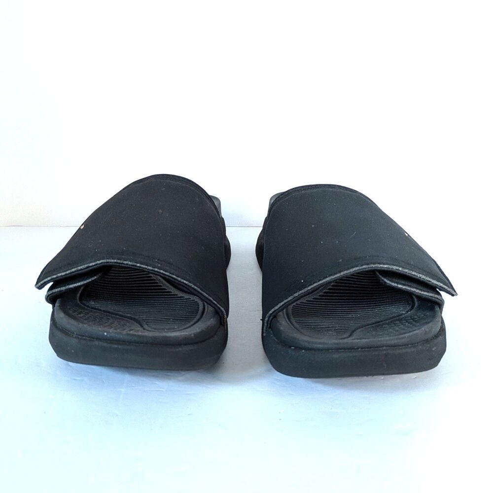 Kuru Moment Womens Size 10M Platform Slide Sandal Black Peach Ortho Recovery - Picture 4 of 14